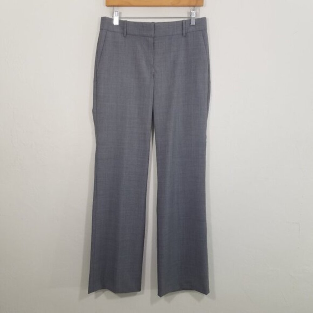 J. Crew 100% Wool City Fit Dress Pants Gray Size 4